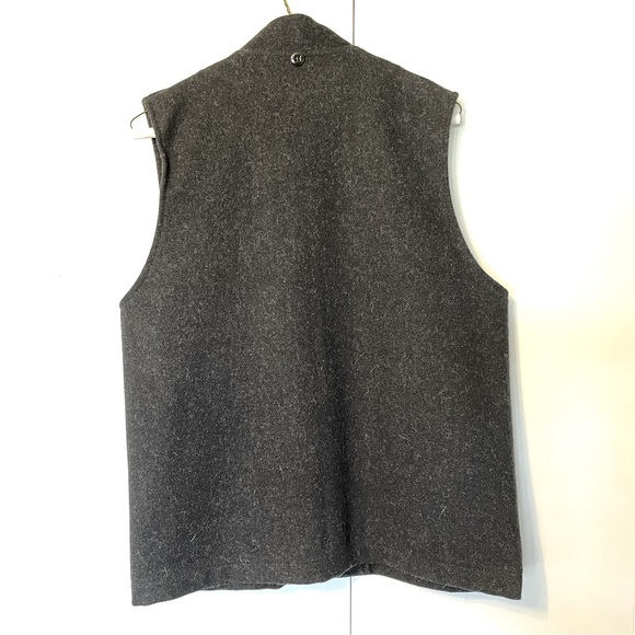 Filson Men’s Charcoal Gray Mackinaw Wool Vest M - Picture 2 of 4